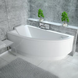 Besco Cada Besco Praktika asimetrica 140x70 cm montaj stanga (#WAP-140-NL)