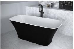 Besco Cada frestanding Besco Assos alb-negru 160x70 cm (#WMD-160-ABW)