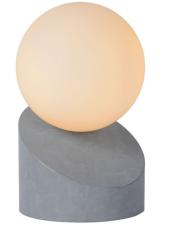 Lucide 45561/01/36 | Len Lucide asztali lámpa 16cm érintőkapcsoló 1x G9 szürke, opál (45561/01/36)