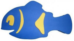 MATUŠKA-DENA Plută mică de înot matuska dena fish nemo albastru