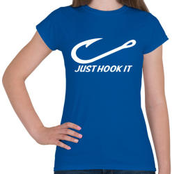 printfashion Just hook it - Női póló - Királykék (1521220)
