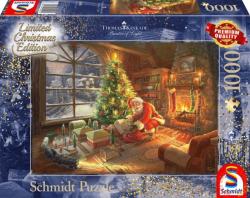 Schmidt Spiele Santa Claus is here! , Thomas Kinkade 1000 db-os (59495)