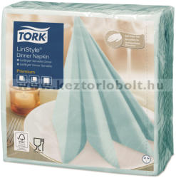 Tork 478880 Tork Premium Linstyle Dinner textilhatású szalvéta Tengerkék (478880)