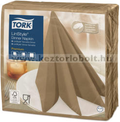 Tork 478874 Tork Premium Linstyle Dinner textilhatású szalvéta Keksz (478874)