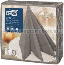 Tork 478728 Tork Premium Linstyle Dinner textilhatású szalvéta Szürke (478728)