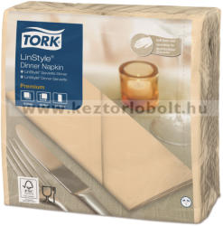 Tork 478146 Tork Premium Linstyle Dinner textilhatású szalvéta Krém (478146)
