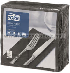 Tork 470404 Tork Dinner szalvéta 1/8 Hajtott Fekete (470404)