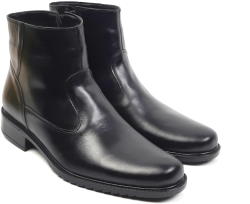 Ciucaleti Shoes Ghete barbati negre, casual, din piele naturala, cu fermoar, ADAM - CIUCALETI SHOES CORSAFN
