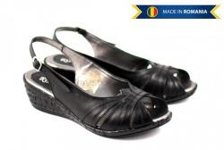 Rovi Design Sandale dama din piele naturala, cu platforma - S52N - ciucaleti