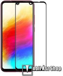 ENKAY Xiaomi Redmi Note 7, Note 7 Pro, Note 7S, ENKAY üvegfólia, Full cover, 0, 26mm, 9H, Fekete