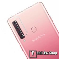 Samsung SM-A920F Galaxy A9 (2018), Kameravédő fólia, Crystal Clear, 1db, törlőkendővel, 6H