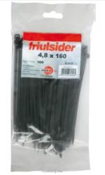 FRIULSIDER Kábelkötegelő 4, 8 x 160 fekete / 100 db FRIULSIDER (36300P481600C)