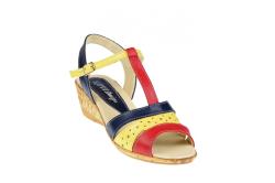 Rovi Design Sandale dama din piele naturala cu platforme de 7 cm - S40GBR - ciucaleti