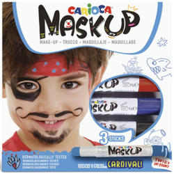 Carioca Maskup: Szörny arcfestő szett 3 színnel (43051) - jatekshop