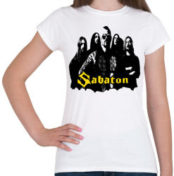 printfashion sabaton - Női póló - Fehér (1534180)