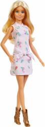 Mattel Barbie - Fashionista Barátnők - Virág mintás ruhában (FLX52)