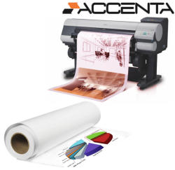 ACCENTA Rola hartie plotter premium coated, mata, 180 g/mp, A1+, 610 mm x 30 m, ACCENTA