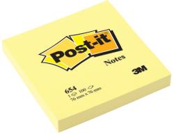 Post-it Notite adezive Post-it, 76 x 76 mm, 100 file, galben