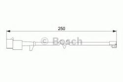 Bosch Senzor de avertizare, uzura placute de frana IVECO DAILY VI caroserie inchisa/combi (2014 - 2016) BOSCH 1 987 474 574