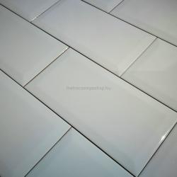 SPANYOL 10x20 PERLA fényes fózolt METRÓ CSEMPE