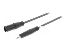 Nedis 3, 5 mm jack - XLR audiokábel - 3 m (COTH15300GY30)