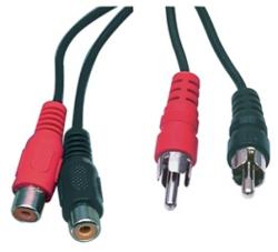 Valueline Cablu audio 2x RCA tata - 2x RCA mama 1.5m CCA Valueline (CABLE-451)
