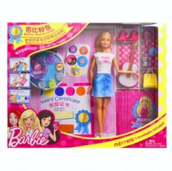 Mattel Papusa Barbie Pink Envelope cu chitara si accesorii FGC37
