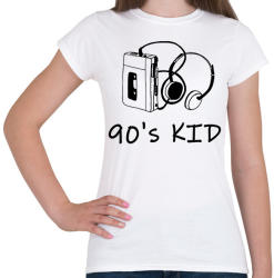 printfashion 90's kid - Női póló - Fehér (1540674)
