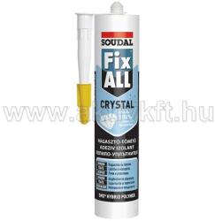 Soudal Fix All Crystal víztiszta ragasztó-tömítőanyag 290ml (119382) (119382)