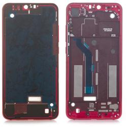  tel-szalk-012529 Xiaomi Mi 8 Lite piros előlap lcd keret, burkolati elem (tel-szalk-012529)