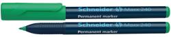 Schneider Permanent marker SCHNEIDER Maxx 240, varf rotund 1-2mm - verde