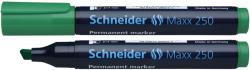 Schneider Permanent marker SCHNEIDER Maxx 250, varf tesit 2-7mm - verde