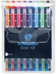 Schneider Pix SCHNEIDER Slider Basic XB, rubber grip, 8 culori/set - (BK, RE, BL, OG, VI, PK, LBL, LGR)