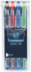 Schneider Pix SCHNEIDER Slider Basic XB, rubber grip, 4 culori/set - (N, R, A, V)