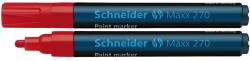 Schneider Marker cu vopsea SCHNEIDER Maxx 270, varf rotund 1-3mm - rosu