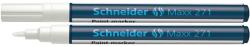 Schneider Marker cu vopsea SCHNEIDER Maxx 271, varf rotund 1-2mm - alb