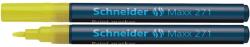 Schneider Marker cu vopsea SCHNEIDER Maxx 271, varf rotund 1-2mm - galben