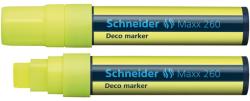 Schneider Marker cu creta lichida Schneider Maxx 260 - galben