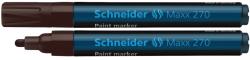 Schneider Marker cu vopsea SCHNEIDER Maxx 270, varf rotund 1-3mm - maro