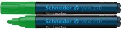 Schneider Marker cu vopsea SCHNEIDER Maxx 270, varf rotund 1-3mm - verde
