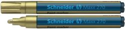 Schneider Marker cu vopsea SCHNEIDER Maxx 270, varf rotund 1-3mm - auriu - papetarie-asp