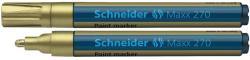 Schneider Marker cu vopsea SCHNEIDER Maxx 270, varf rotund 1-3mm - auriu