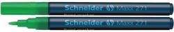 Schneider Marker cu vopsea SCHNEIDER Maxx 271, varf rotund 1-2mm - verde
