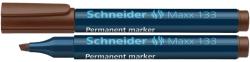 Schneider Permanent marker SCHNEIDER Maxx 133, varf tesit 1-4mm - maro