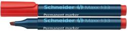 Schneider Permanent marker SCHNEIDER Maxx 133, varf tesit 1-4mm - rosu