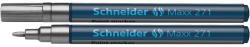 Schneider Marker cu vopsea SCHNEIDER Maxx 271, varf rotund 1-2mm - argintiu