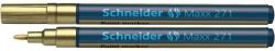 Schneider Marker cu vopsea SCHNEIDER Maxx 271, varf rotund 1-2mm - auriu