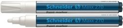 Schneider Marker cu vopsea SCHNEIDER Maxx 270, varf rotund 1-3mm - alb