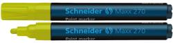 Schneider Marker cu vopsea SCHNEIDER Maxx 270, varf rotund 1-3mm - galben