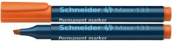 Schneider Permanent marker SCHNEIDER Maxx 133, varf tesit 1-4mm - portocaliu